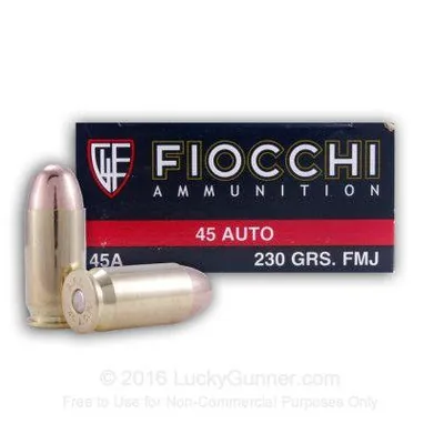 Balas Fiocchi 45 ACP 230gr FMJ x50