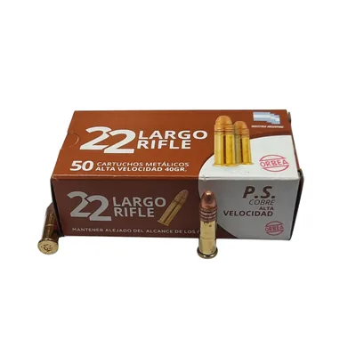 Balas Orbea 22 LR High Velocity 40gr Solid Copper Plated x50